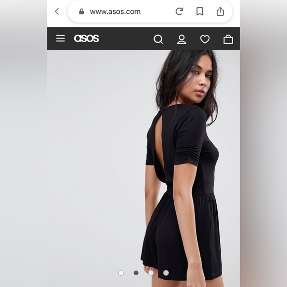 ASOS DESIGN jersey tea romper - Picture 5 of 6